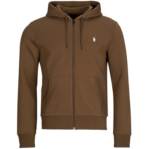 Polo Ralph Lauren Puloverji SWEATSHIRT ZIPPE EN DOUBLE KNIT TECH Kostanjeva Slike