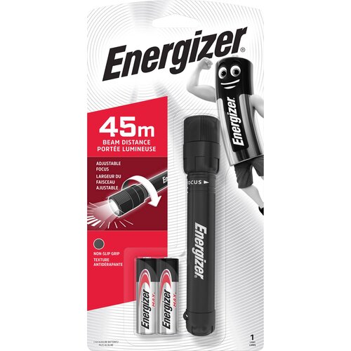 Energizer LED mini-žepna luč X-Focus 2AA baterijski pogon 26 lm 0.01 kg črne barve, (20460501) Cene