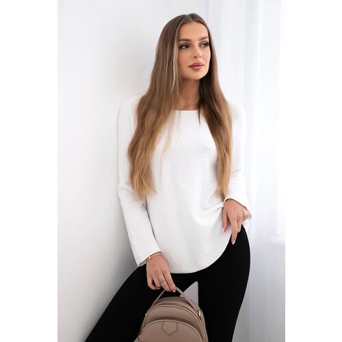 Kesi Włoski Crew neck sweater white Slike