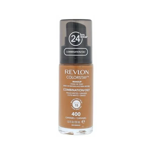 Revlon Colorstay™ Combination Oily Skin SPF15 puder za mešano do mastno kožo 30 ml odtenek 400 Caramel