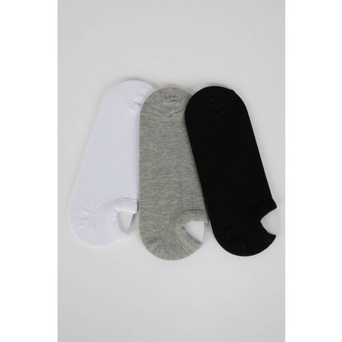 Defacto Men's Cotton 3-pack Sneaker Socks Slike