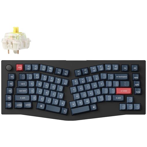 KEYCHRON V10 Max QMK/VIA Brezžična Mehanska Tipkovnica, Bluetooth / 2.4 GHz, Banana Tactile Switch, US Layout, V10M-D4, (21733080) Slike