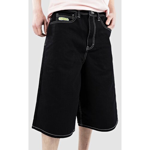 Empyre Ultra Loose Sk8 Denim W Embroidery Kratke hlace black Cene
