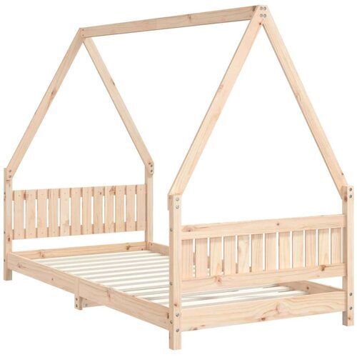 VidaXL Okvir za dječji krevet 90 x 190 cm od masivne borovine Slike
