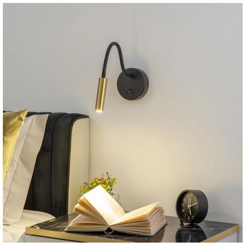  Brilagi - LED fleksibilna zidna lampa MAYA LED/3W/230V 4000K crna/zlatna Cene