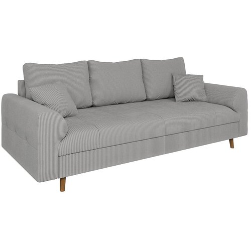 Ropez Svijetlo siva sofa od samta 210 cm Ariella &amp;ndash; Slike