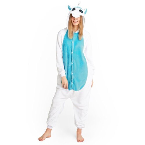  Pidžama Kigurumi Jednorog plavi S Slike
