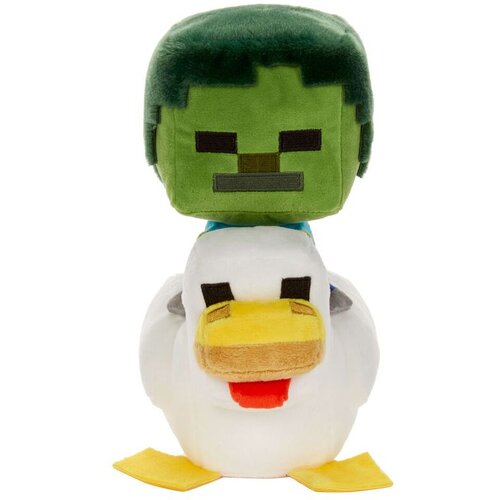 Minecraft Pli&amp;scaron;ana igračka - Chicken Jockey, 20 cm Slike
