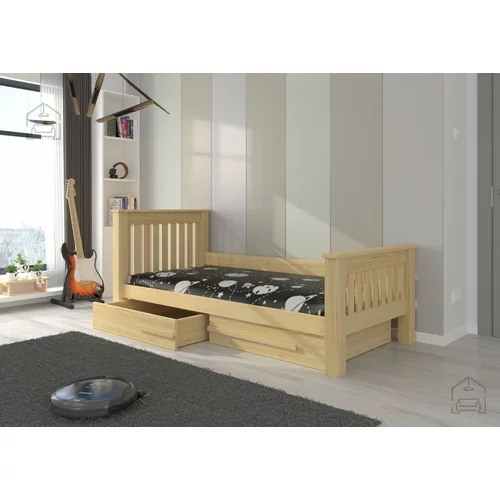 ADRK Furniture Otroška postelja Carmel - 80x180 cm - bor