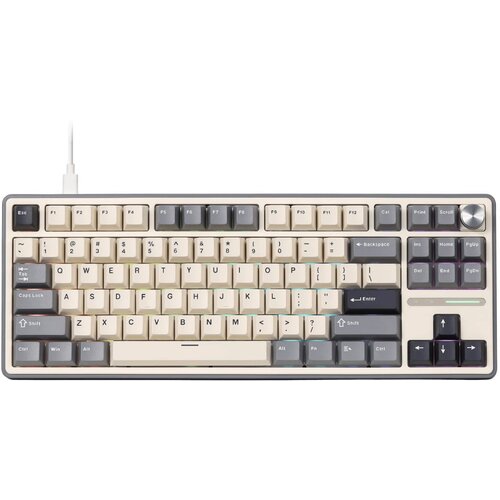 Royal Kludge R87 Pro Brown Switch Grey US Slike