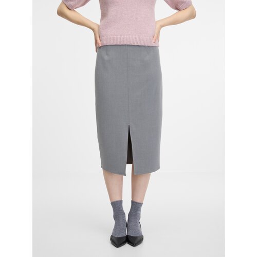 Orsay Grey women&amp;#039;s sheath midi skirt - Women&amp;#039;s Slike