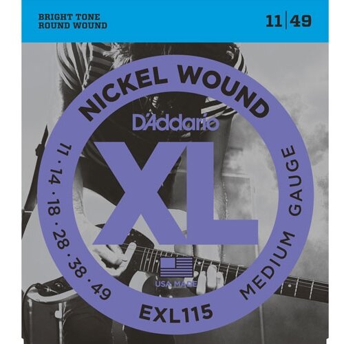 D&amp;#039;Addario EXL115 11-49 žice za električnu gitaru Slike