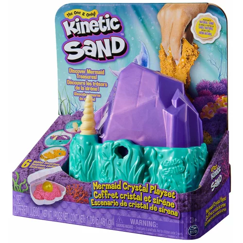 Kinetic Sand pesek morska deklica kristal set 42523