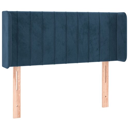 Maison Chic vzglavna omarica - nočna omarica - posteljna omarica z u&scaron;esi temno modro 103x16x78/88 cm žamet, (21710230) Cene