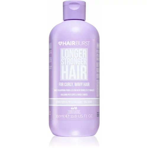Hairburst Longer Stronger Hair Curly, Wavy Hair vlažilni balzam za valovite in kodraste lase 350 ml