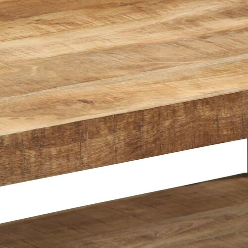  Stol za kavu 90x50x38 cm Puno grubo drvo Mango Slike