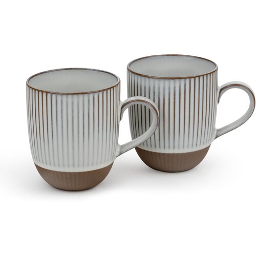 Bredemeijer 1x2 Mugs Ingo 450ml Tassen Steingut weiße Str.147081 Cijene