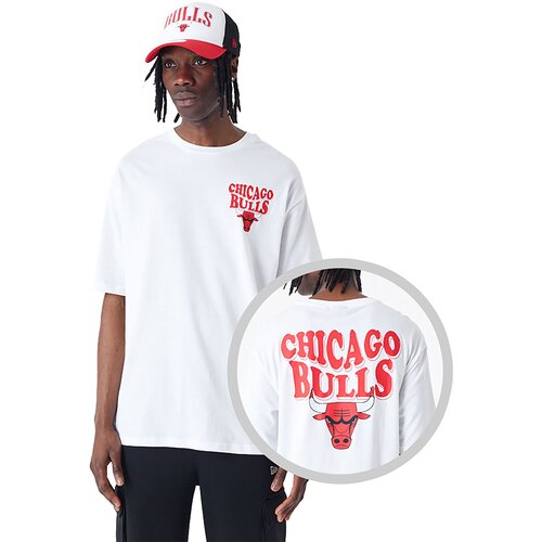 New Era Chicago Bulls Script Oversized majica Slike