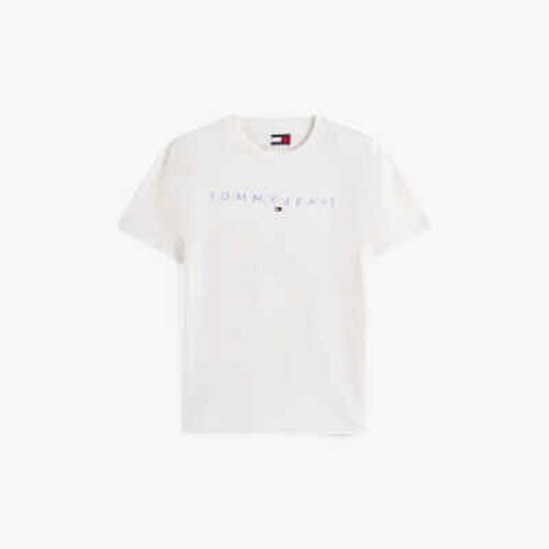 Tommy Jeans TJM REG LINEAR LOGO TEE Bijela Slike