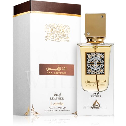 Lattafa Ana Abiyedh Leather parfumska voda za moške 60 ml Cene