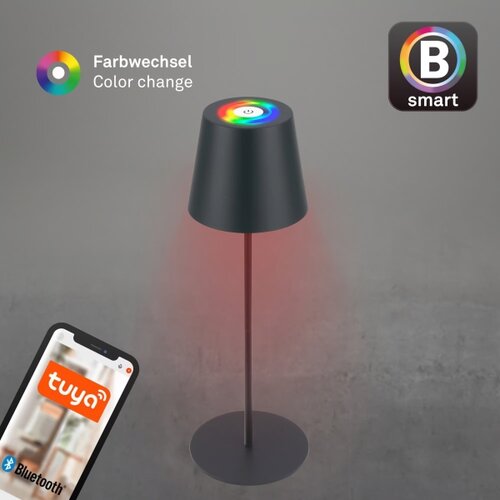 BRILONER 7559015-LED RGB stona lampa COLORIS 3,5W/5V IP44 2000mAh Wi-Fi Tuya Slike