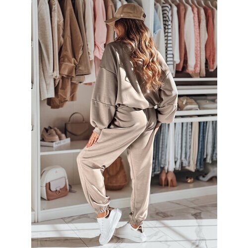 DStreet Komplet dresowy damski one size oversizowy DRESIS mokka Cene
