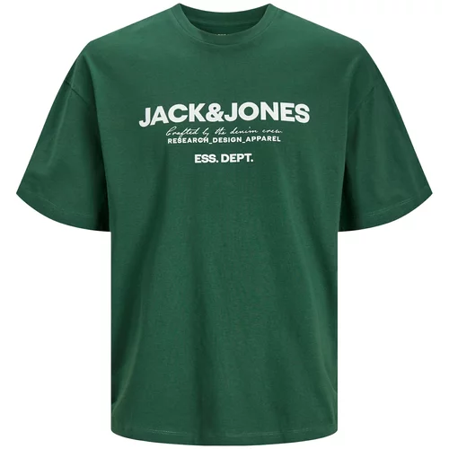 Jack & Jones Majica 'GALE' temno zelena / bela