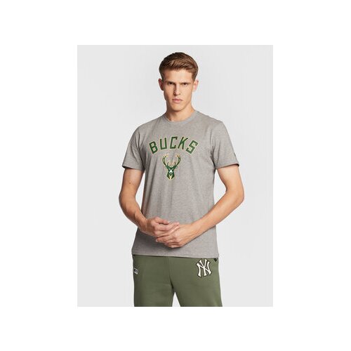 New Era Majica Milwaukee Bucks 11546147 Siva Regular Fit Slike