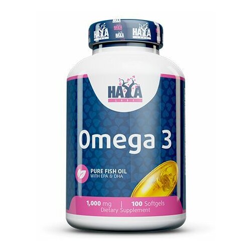 HAYA Labs haya omega 3 -1000 mg, 100 kapsula Slike