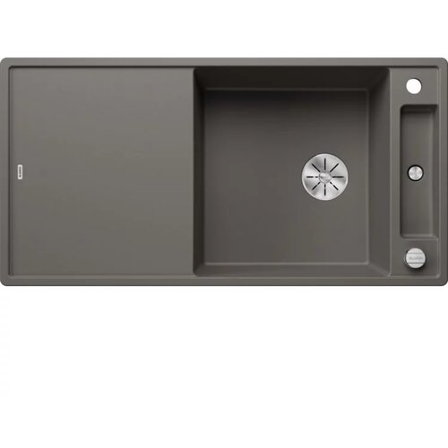 Blanco sudoper AXIA III XL 6 S InFino SILGRANIT VULKAN SIVA, daska staklo, s dalj. upr. Slike