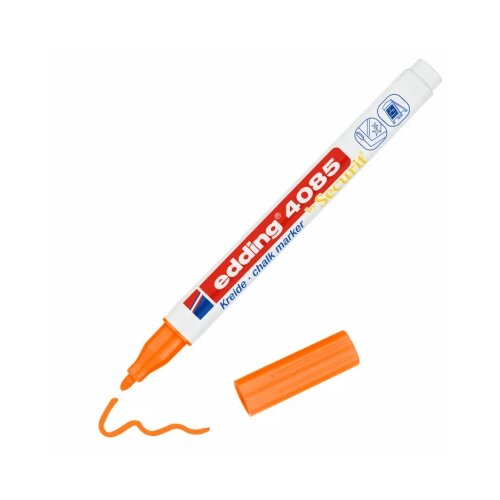 Marker za staklo CHALK E-4085 1-2mm neon Edding narandžasta Slike