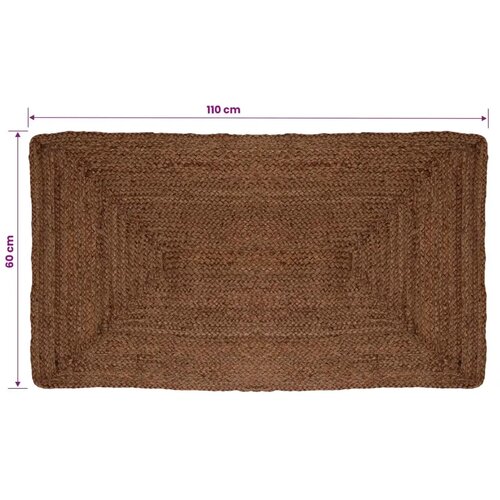  Tepih za područje Siva 60 x 110 cm Juta - 60 x 110 cm Siva Slike