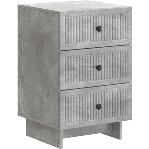 vidaXL Noćni ormar Betonska siva 43 x 41 x 66 5 cm Konstruirano drvo - Betonska siva Cene