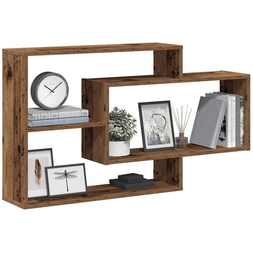 vidaXL Stenska polica iz starega lesa 104x20x58,5 cm Cene