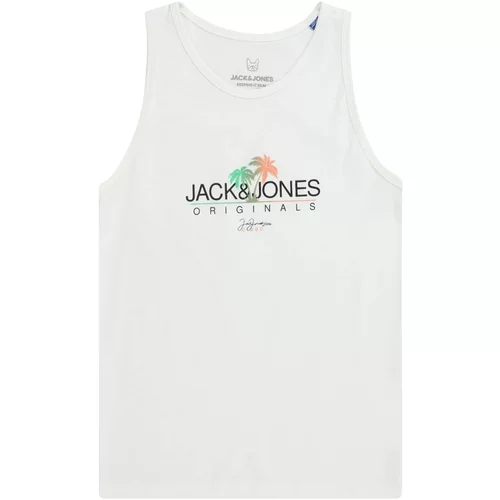 Jack & Jones Majica 'CASEY' zelena / narančasta / crna / bijela