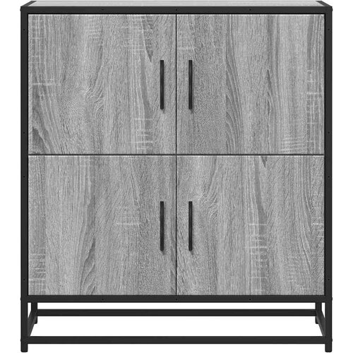 vidaXL Komoda siva sonoma 68x35x76 cm inženirski les Cene