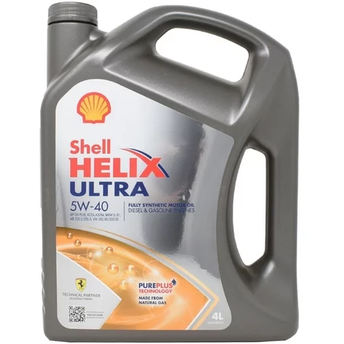 Shell sintetično motorno olje Helix Ultra 5W40, 4L