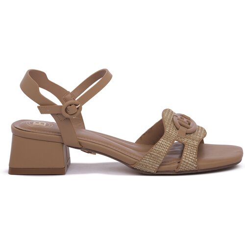 Laura Biagiotti Sandali &amp;amp; Odprti čevlji RAFFIA BROWN Kostanjeva Slike