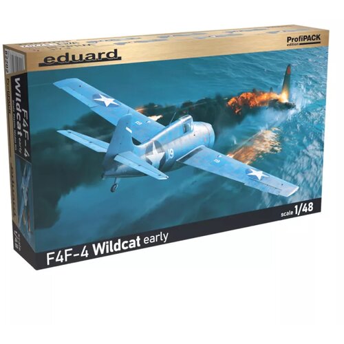 Eduard model kit aircraft - 1:48 F4F-4 wildcat early Slike