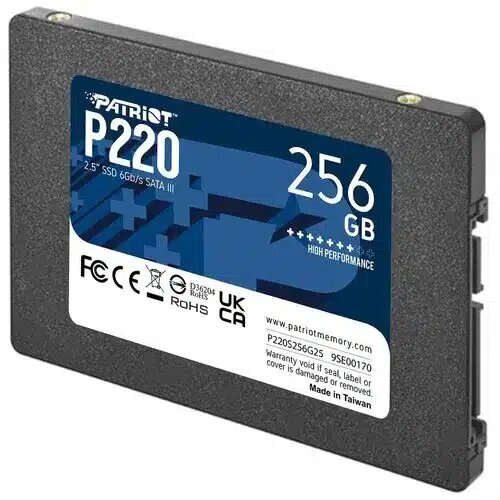 Patriot SSD 256GB 2.5", P220up to R/W: 550/500 MB/s Cijene