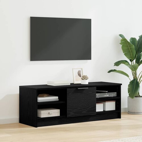  TV ormarić boja hrasta 102x35,5x36,5 cm konstruirano drvo Slike