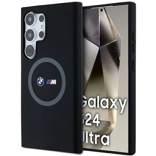BMW M SILIKONSKI OVITEK S POTISKOM RING ZA MAGSAFE ZA SAMSUNG GALAXY S24 ULTRA BLACK, (21898485) Cene