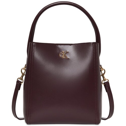 Calvin Klein Torba za čez ramo zlata / vinsko rdeča Cene
