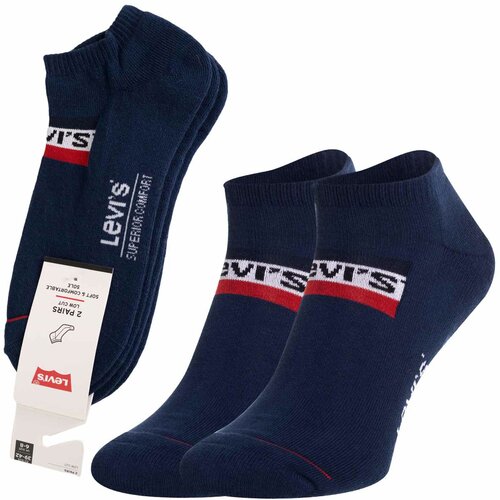 Levi's Unisex's Socks 701219507002 Navy Blue Slike