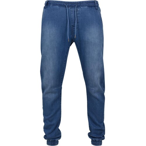 Urban Classics Men's denim pants Jogpants blue/washed Slike