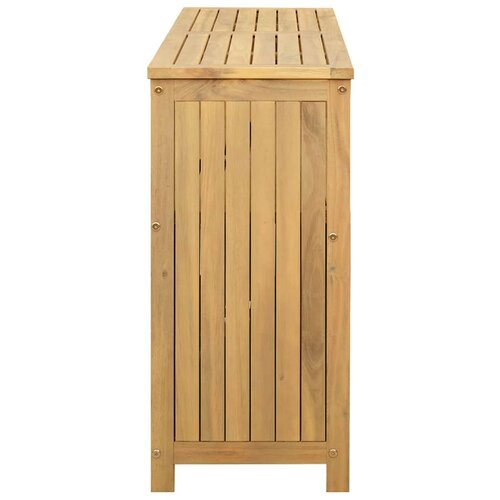  Vrtna konzola s pohranom Svijetla akacija 110 x 35 x 75 cm - 110 x 35 x 75 cm Svijetli bagrem Slike