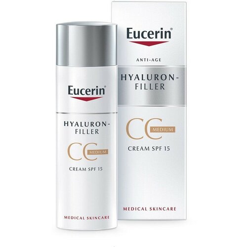 Eucerin hyaluron-filler cc krema tamna spf 15, 50 ml Slike
