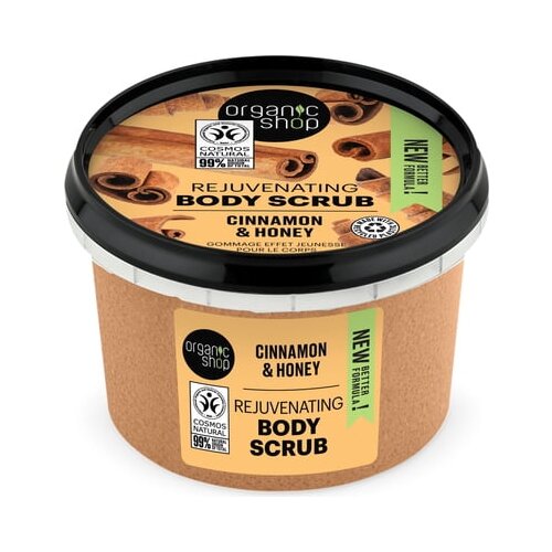 Organic Shop pomlajevalni piling za telo cinnamon & honey Cene