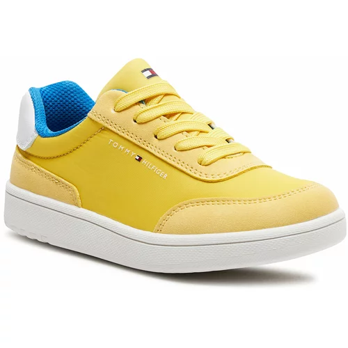 Tommy Hilfiger Superge Low Cut Lace-Up Sneaker T3X9-33351-1694 M Yellow 200