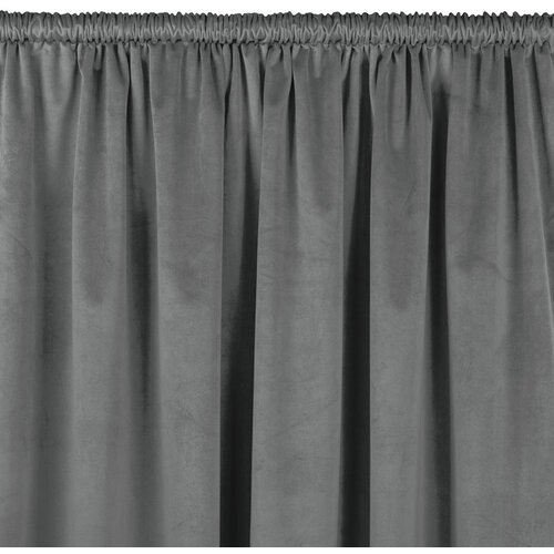  Curtain VILA color graphite style classic 5 cm pole pocket velvet 530x245 HOMEDE Slike
